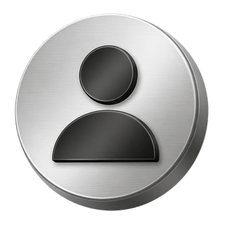 3D silver user avatar icon decorating the FAQ page