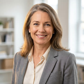 Sarah Coleman, listed as Chief Financial Officer at Keen Accrualdom, in a profile image